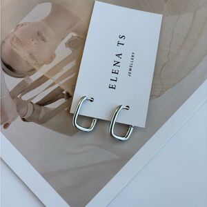 88 Hoop Earrings Stylish Silver Earrings